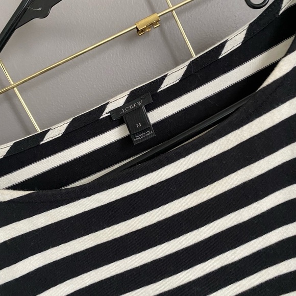 Rare J Crew Striped shirt with tulle sleeves- M - Picture 7 of 9